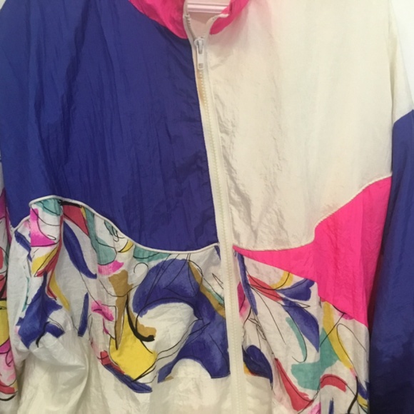 Vintage 90s Windbreaker Set with pants, women’s M-L - Picture 12 of 14